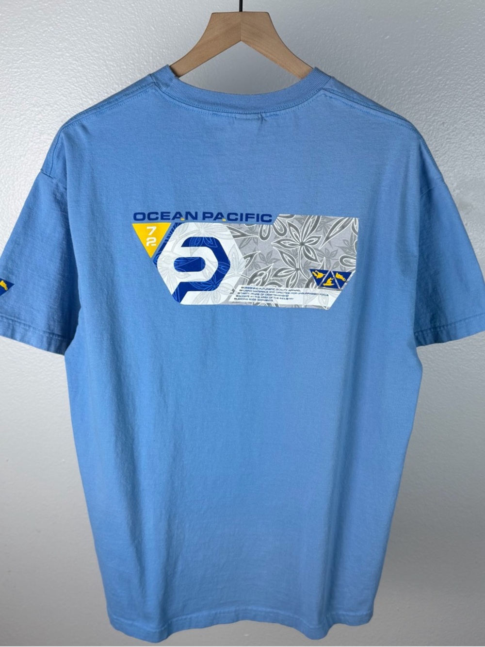 Vintage Ocean Pacific OP Sport International 90’s Y2K Surf 72 T Shirt Size XL
